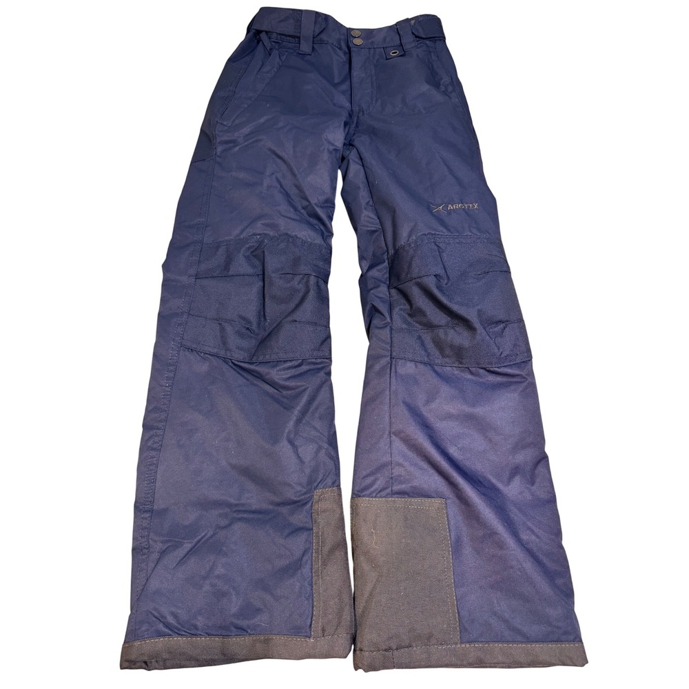 Arctix Kids Snow Pants Navy Blue Insulated Winter Ski Bibs Size Medium